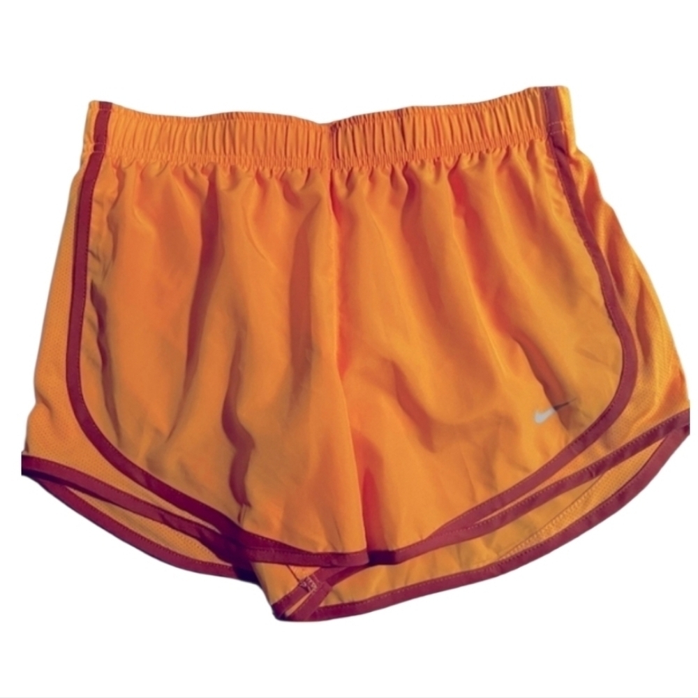 NWT Nike Women's Vibrant Orange Dri-Fit Athletic Shorts - Size M